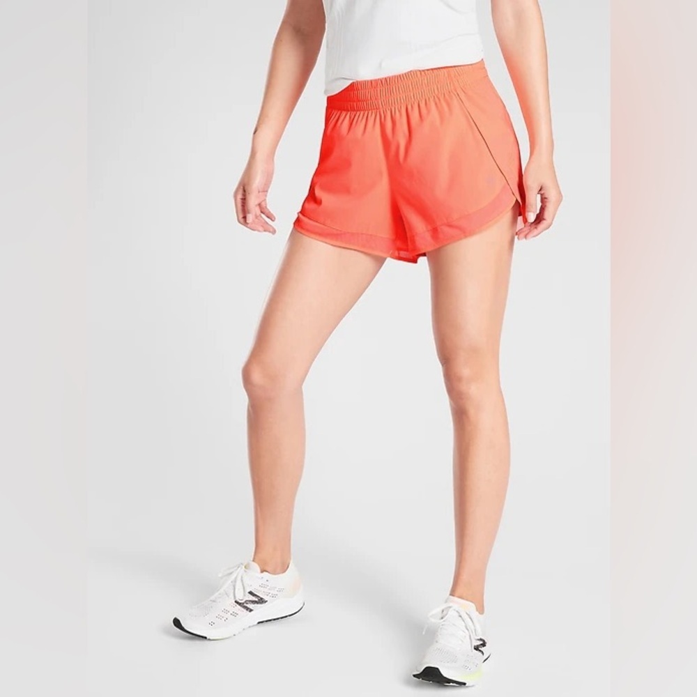 Athleta High-Rise Mesh Racer 3” Short